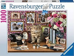 Ravensburger Cute Kitty 1000 Parça Puzzle 159949