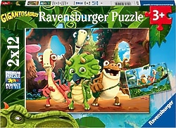 Ravensburger Dino Dostlar 2x12 Parça Puzzle 051250