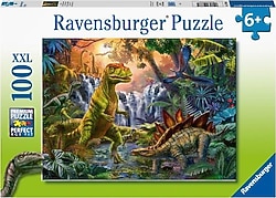 Ravensburger Dinozor Oasis 100 Parça Puzzle 128884