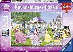 Ravensburger Disney Büyülü Prensesler 2'li 24 Parça Puzzle 088652
