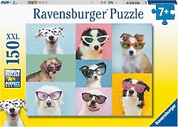 Ravensburger Eğlenceli Köpekler 150 Parça Puzzle 132881