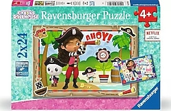 Ravensburger Gabby's Dollhouse 2x24 Parça Puzzle 057108
