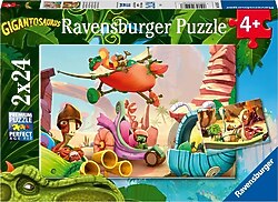 Ravensburger Gigantosaurus 2x24 Parça Puzzle 051267