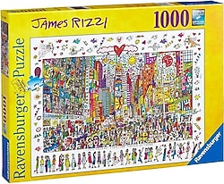 Ravensburger James Rizzi Times Square 1000 Parça Puzzle 190690