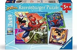 Ravensburger Marvel Spider Man 3x49 Parça Puzzle