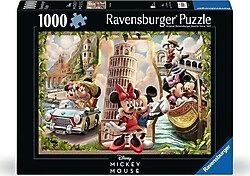Ravensburger Mickey ve Minnie Tatilde 1000 Parça Puzzle 120004981