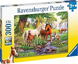 Ravensburger Nehirde Atlar 300 Parça Puzzle 129041