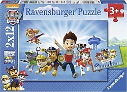 Ravensburger Paw Patrol 2x12 Parça Puzzle 75867