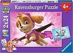 Ravensburger Paw Patrol 2x24 Parça Puzzle 091522