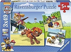 Ravensburger Paw Patrol 3x49 Parça Puzzle 092390