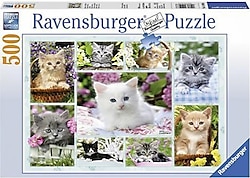 Ravensburger Sepette Kedi 500 Parça Puzzle 141968