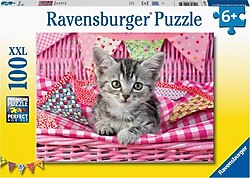 Ravensburger Sevimli Kedicik 100 Parça Puzzle 129850