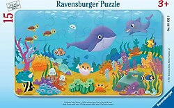 Ravensburger Sualtı Park 15 Parça Çerçeveli Puzzle 056323