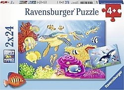 Ravensburger Under The Sea 2x24 Parça Puzzle 78158
