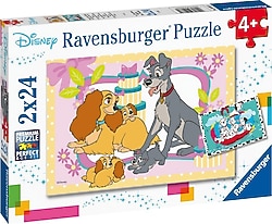 Ravensburger Walt Disney Favori Hayvanlar 2x24 Parça Puzzle 050871
