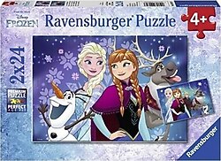Ravensburger Walt Disney Frozen 2x24 Parça Puzzle 090747
