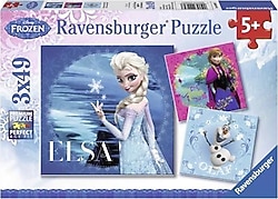 Ravensburger Walt Disney Frozen 3x49 Parça Puzzle 092697