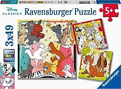 Ravensburger Walt Disney Hayvanlar 3x49 Parça Puzzle 51557