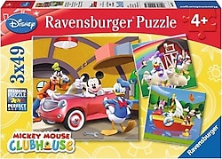 Ravensburger Walt Disney Mickey Club House 3x49 Parça Puzzle 092475