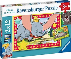 Ravensburger WD Hayvanlar 2x12 Parça Puzzle 055753