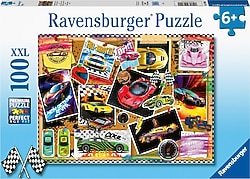 Ravensburger Yarış Arabaları 100 Parça Puzzle 128990