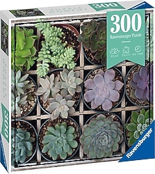 Ravensburger Yeşil Çiçekler 300 Parça Puzzle 129676