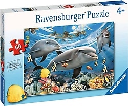Ravensburger Yunuslar 60 Parça Çocuk Puzzle 95933