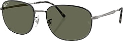 Ray-Ban 3754 927458 Black/Gunmetal-Green Polarize Güneş Gözlüğü