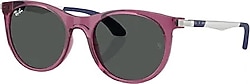 Ray-Ban 9082S 718687 Transparent Violet-Grey Çocuk Güneş Gözlüğü