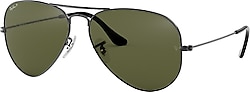 Ray-Ban Aviator 3025 004/58 Gunmetal-Green Polarize Güneş Gözlüğü
