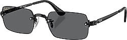 Ray-Ban By Asap Rocky 3928 002/81 Black-Dark Grey Polarize Güneş Gözlüğü