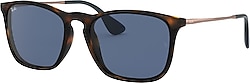 Ray-Ban Chris 4187 639080 Havana-Blue Güneş Gözlüğü