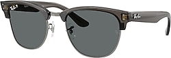 Ray-Ban Clubmaster Reverse 0504S 670781 Transparent Grey-Dark Grey Polarize Güneş Gözlüğü