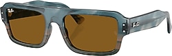 Ray-Ban Flacko 4454 145333 Havana Blue-Brown Güneş Gözlüğü