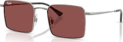 Ray-Ban Idan Bio Based 3782 004/75 Gunmetal-Dark Violet Güneş Gözlüğü