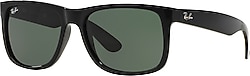 Ray-Ban Justin 4165 601/71 Black-Dark Green Güneş Gözlüğü