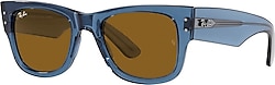 Ray-Ban Mega Wayfarer 0840S 668073 Transparent Blue-Brown Güneş Gözlüğü