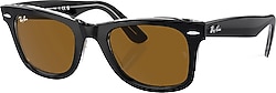Ray-Ban Wayfarer 2140 129433 Black/Transparent-Brown Güneş Gözlüğü