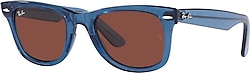 Ray-Ban Wayfarer 2140 6587C5 Transparent Blue-Red Güneş Gözlüğü
