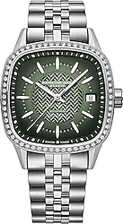 Raymond Weil Freelancer Cushion RW2490STS52051 Yeşil Kadın Kol Saati