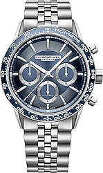 Raymond Weil Freelancer RW7741ST350021 Çelik Kordon Gümüş-Mavi Erkek Kol Saati