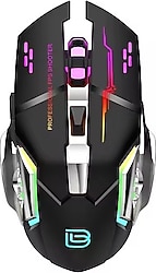 Raynox Bajeal RX-M500 RGB Şarjlı Kablosuz Oyuncu Mouse