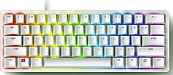 Razer Huntsman Mini Mercury Edition US Layout RGB %60 TKL Red Switch Kablolu Mekanik Oyuncu Klavyesi