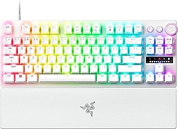 Razer Huntsman V3 Pro Beyaz RGB TKL Analog Optical Switch Kablolu Oyuncu Klavyesi