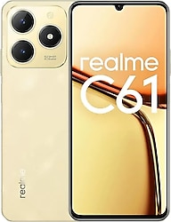 CPU realme C61 6gb+256gb gold Realme C61 256 GB 8 GB Altın Fiyatları, Özellikleri ve Yorumları