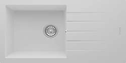 RealStone Assos P011 86 XL Tezgah Üstü Beyaz Granit Eviye