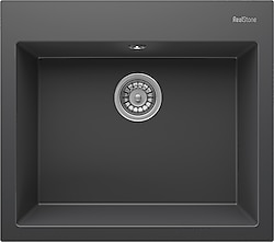 RealStone K002 Didyma 60 Antrasit Granit Eviye