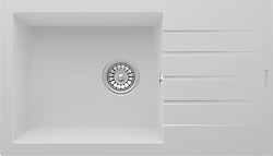 RealStone Assos P010 76 XL Tek Gözlü Beyaz Granit Eviye