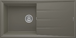 RealStone P012 Efes 100 Tezgah Üstü Gri Granit Eviye