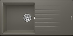 RealStone P015 Laodikya 100 XL Tezgah Üstü Gri Granit Eviye